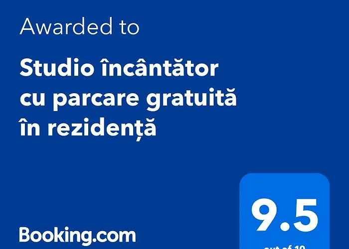 Studio Incantator Cu Parcare Gratuita In Rezidenta